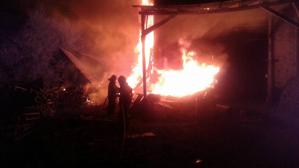 Corpo de Bombeiros de Gravataí combate incêndio no bairro Caça e Pesca