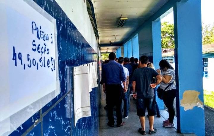 BM atende denúncias de fraude nas urnas; eleitores erraram a ordem e anularam os votos
