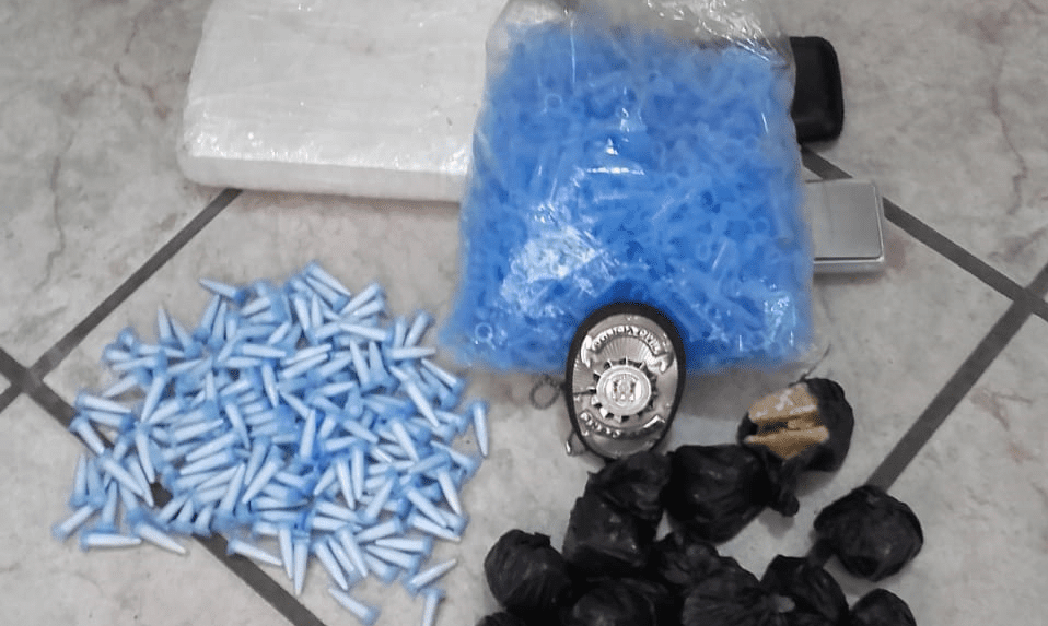 Polícia prende traficante e dá prejuízo de mais de R$ 70 mil no comércio das drogas