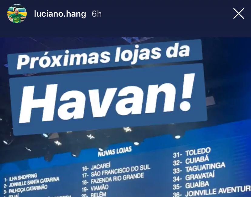Luciano Hang confirma em convenção a abertura de unidade da Havan em Gravataí