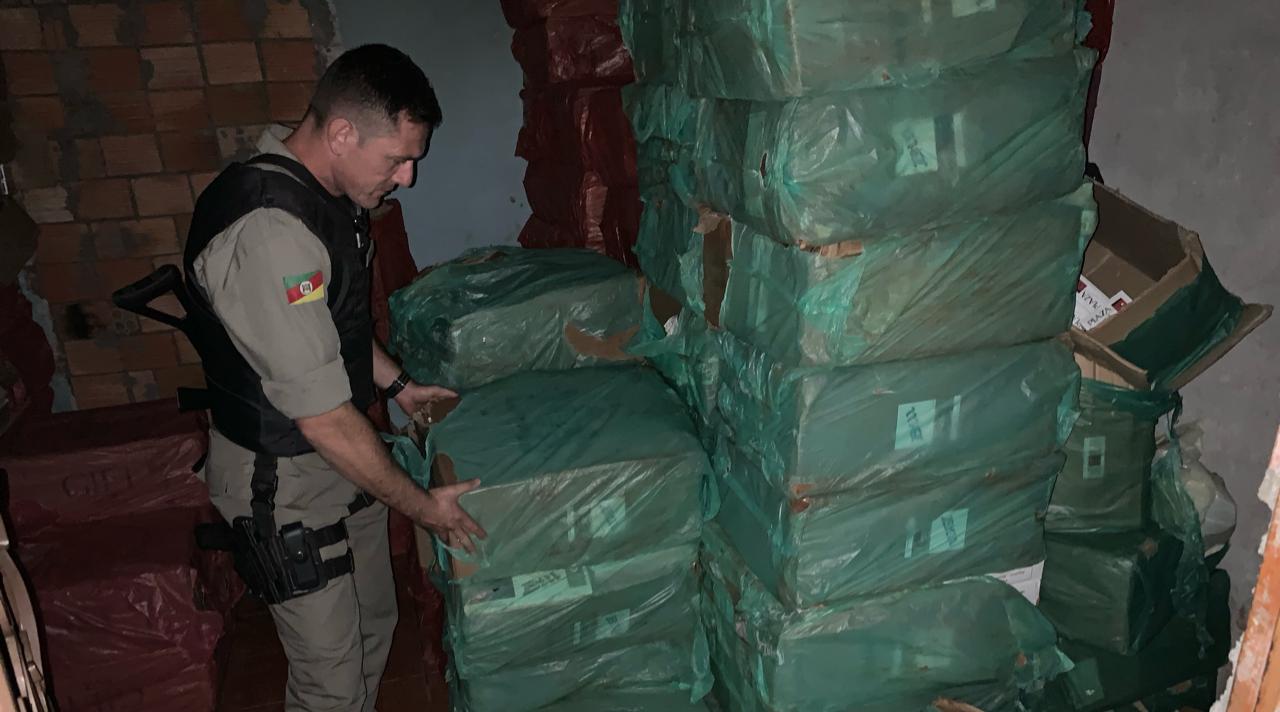 BM ataca no depósito de contrabandistas em Gravataí e causa prejuízo de mais de R$ 100 mil