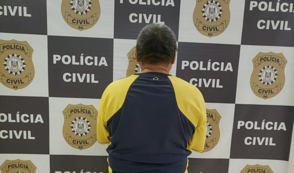 Polícia Civil de Gravataí prende homem condenado a oito anos de prisão por estupro