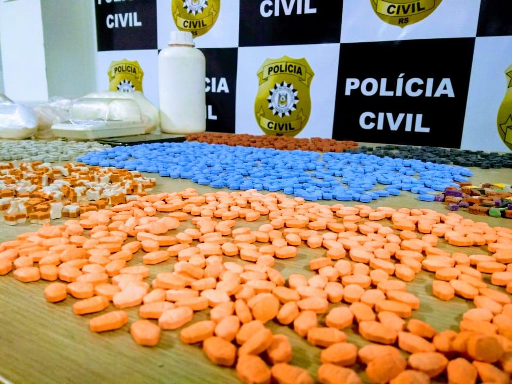 Polícia estoura laboratório de ecstasy na zona rural de Gravataí