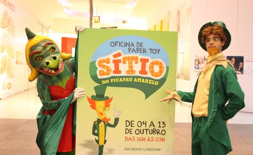 Turma do Sítio chegou no Gravataí Shopping para o Dia das Crianças