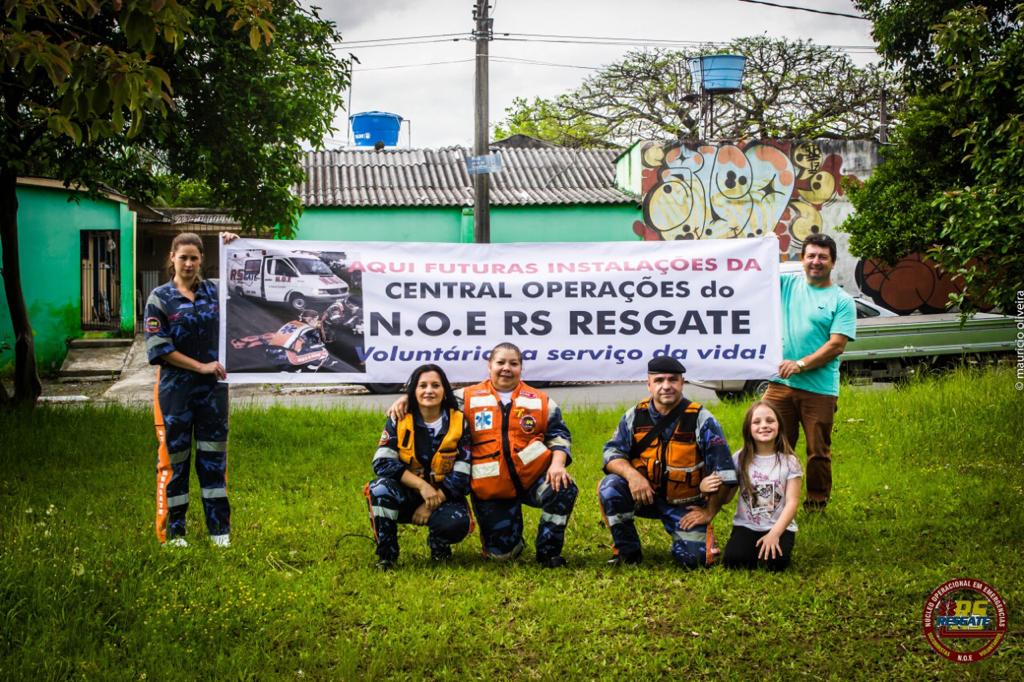 Com área doada pelo Prefeitura de Gravataí, grupo de socorro voluntário busca agora construir sede