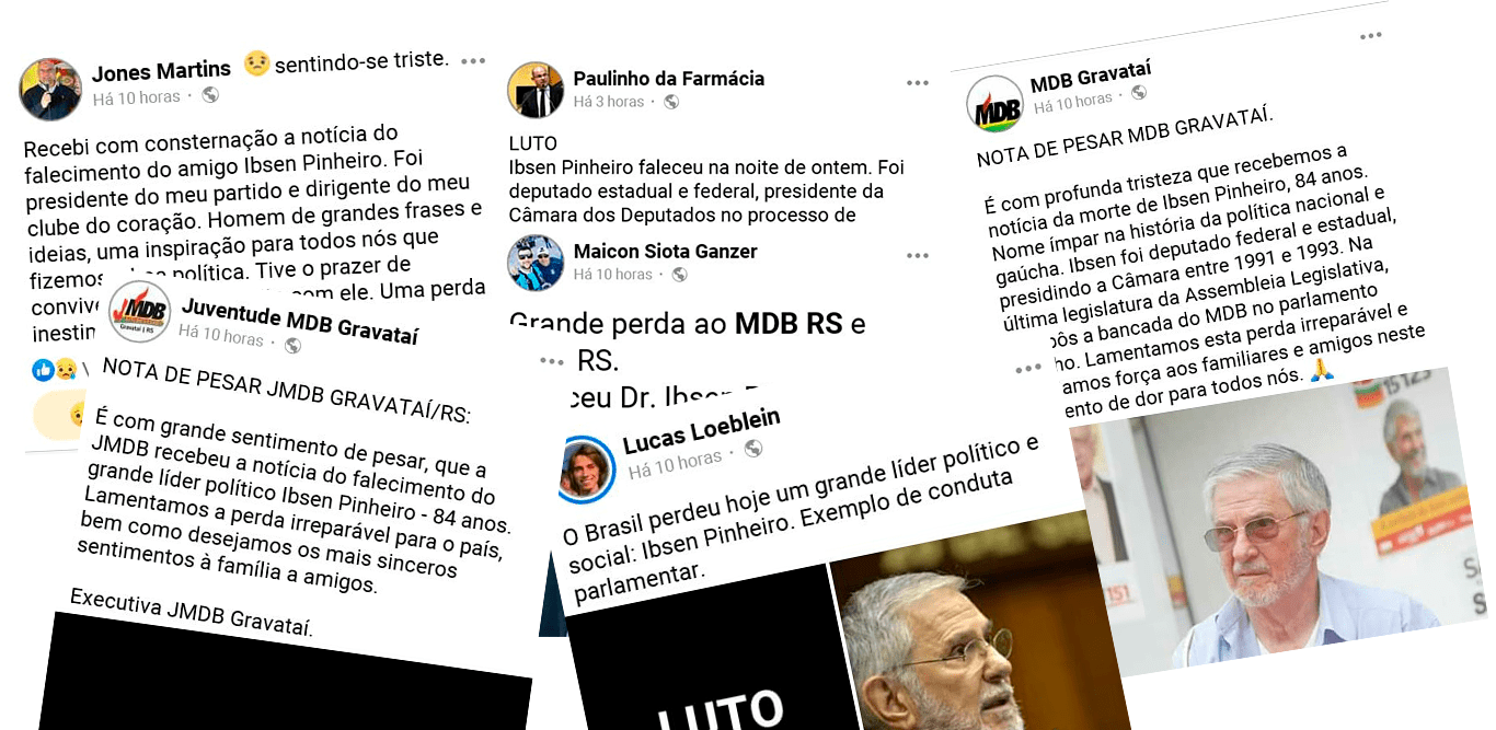 Luís Felipe | MDB despede-se do ex-deputado Ibsen Pinheiro