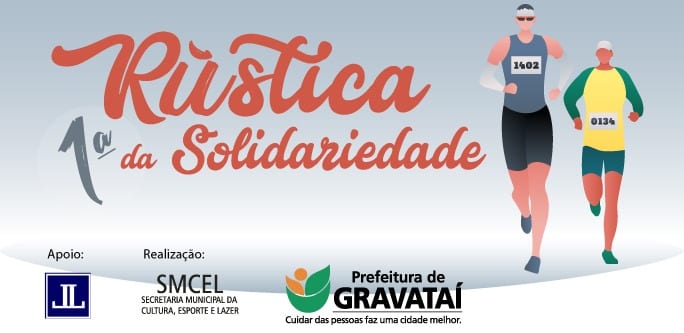 Em março as ruas de Gravataí serão palco da 1ª Rústica da Solidariedade