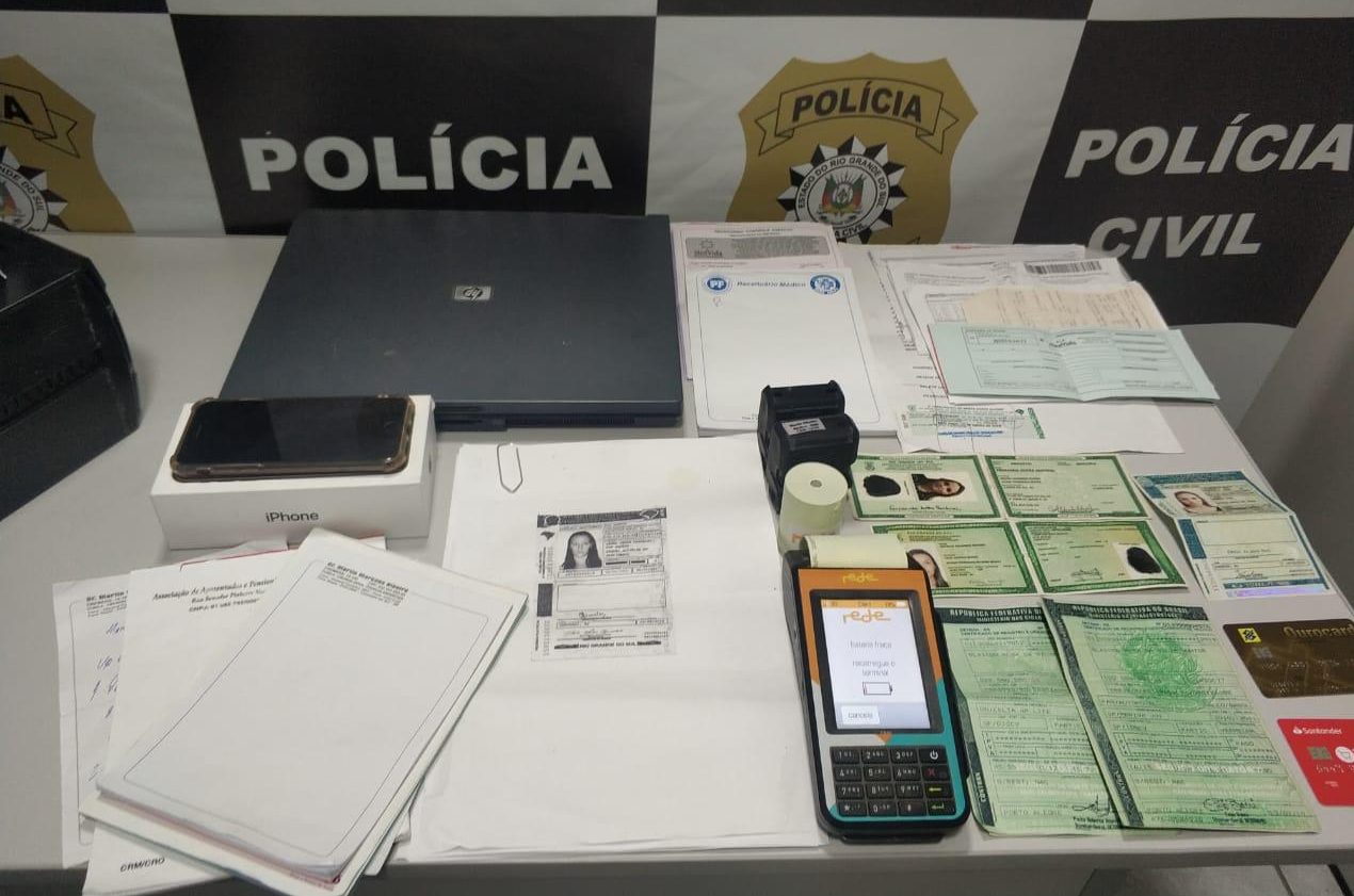 Foragido, estelionatário é capturado em Gravataí com documentos falsos e receituários médicos furtados