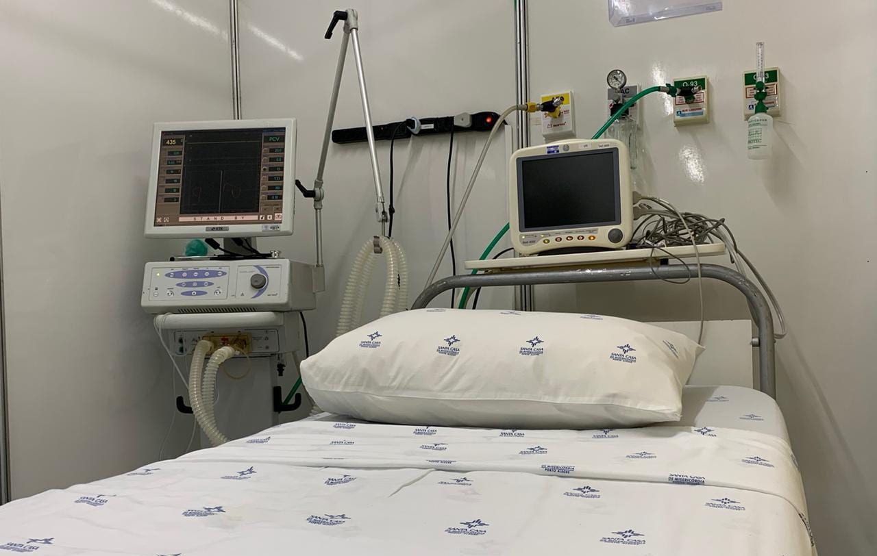 Hospital de campanha de Gravataí recebe cinco novos respiradores