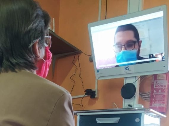 Teste aprova equipamento para telemedicina no Maracanã em Glorinha