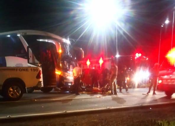 Motociclista morre em acidente envolvendo um ônibus em Gravataí