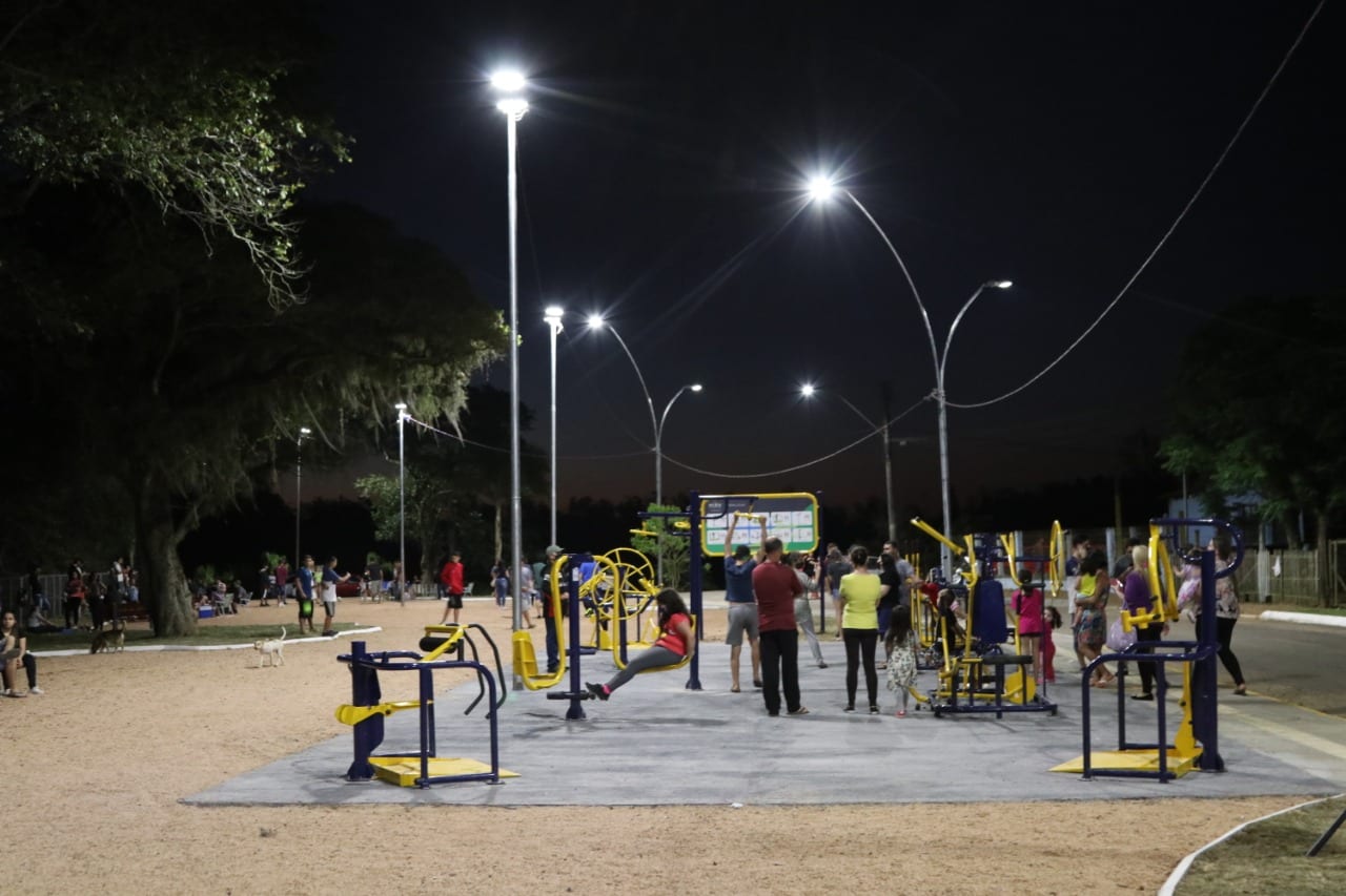 Orla do Rio Gravataí tem uma nova praça para a população do município