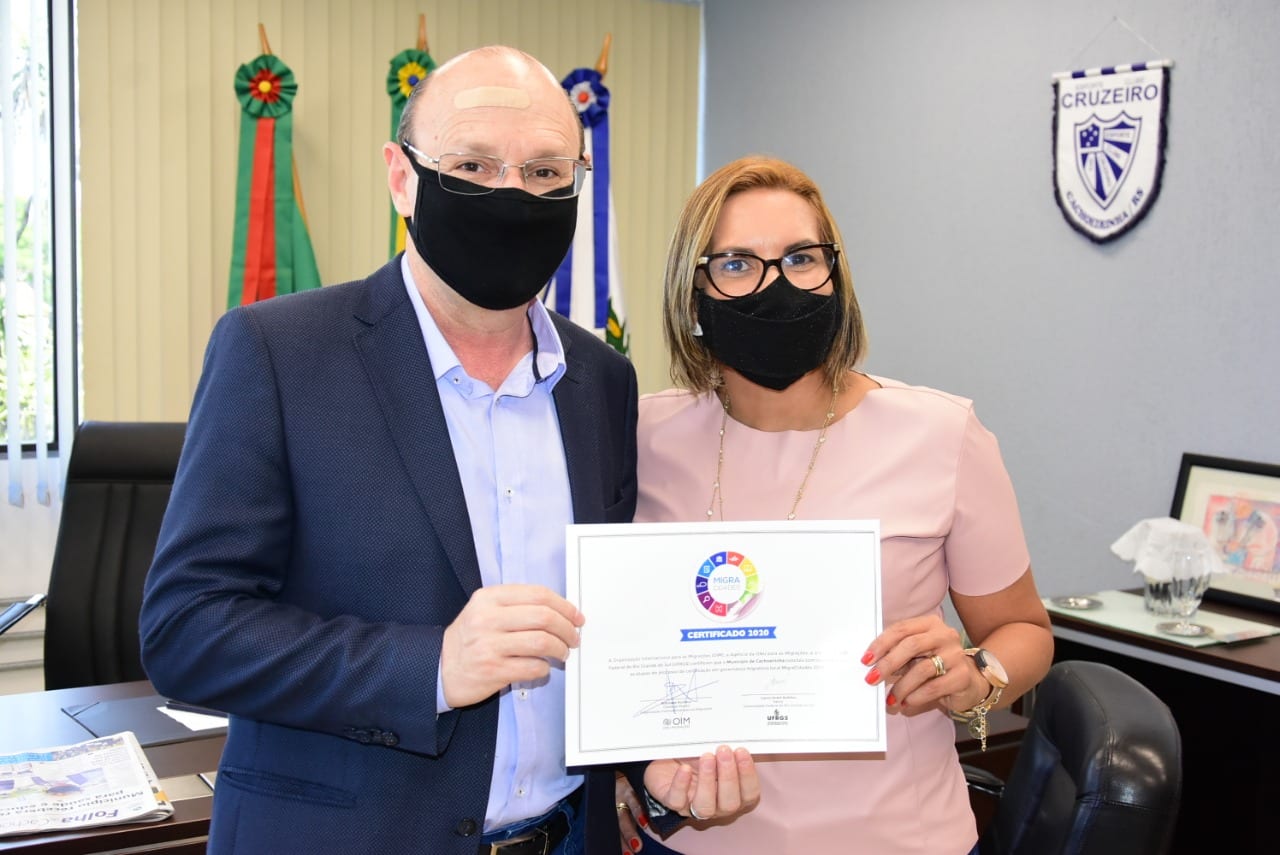 Cachoeirinha recebe reconhecimento da ONU e da OIM pelo acolhimento ao imigrantes