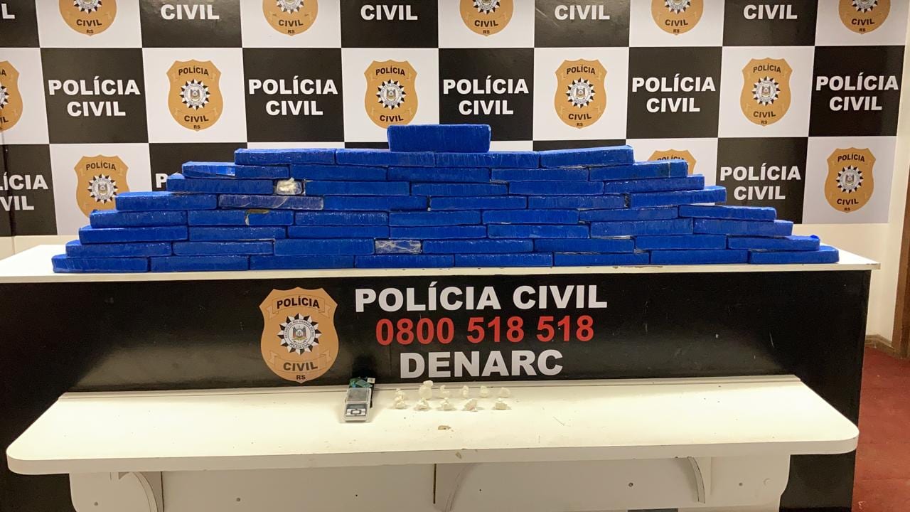 Polícia encontra depósito de drogas de organização criminosa em Gravataí