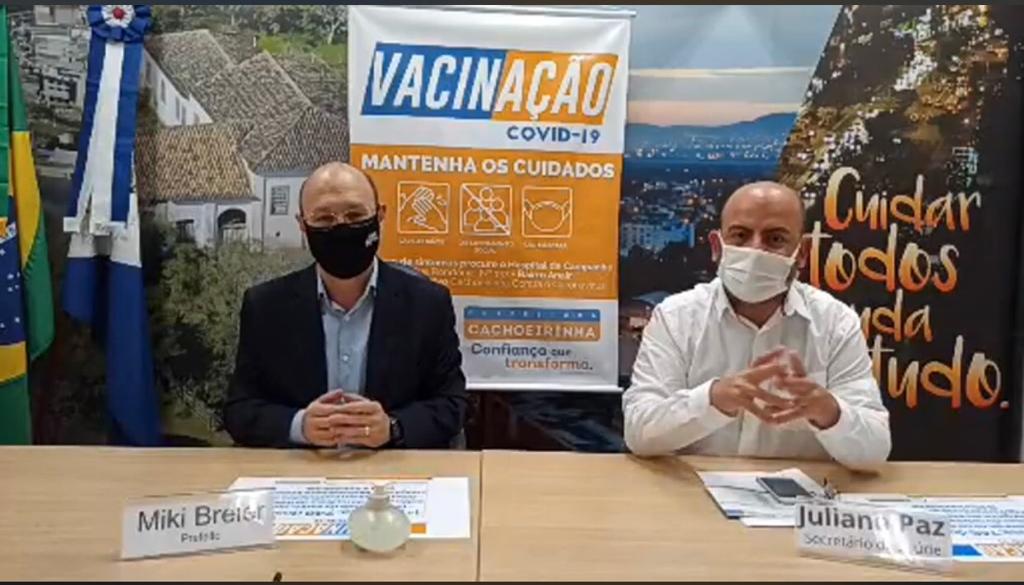 Cachoeirinha segue vacinação: 100% dos profissionais do Hospital de Campanha já foram vacinados