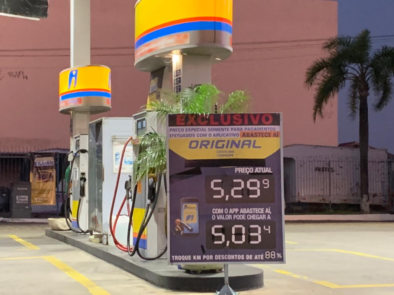 Postos em Gravataí já vendem o litro da gasolina a R$ 5,29