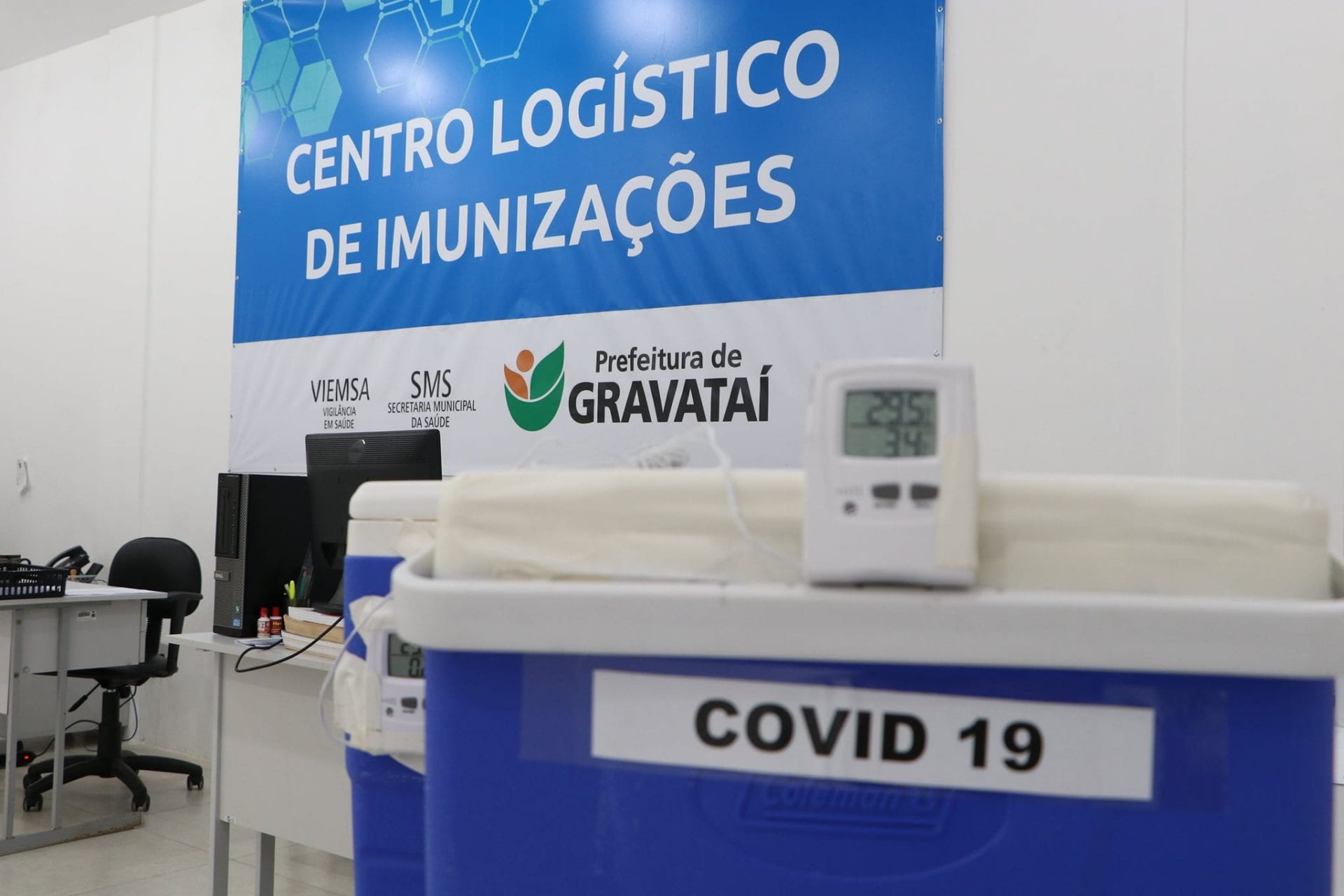 Acabaram as vacinas contra a covid-19 em Gravataí