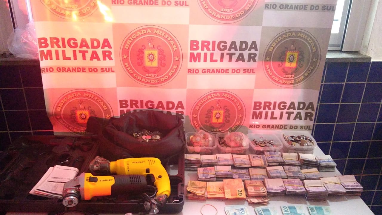 Criminoso é preso após furtar equipamentos e R$ 15 mil de empresa em Gravataí