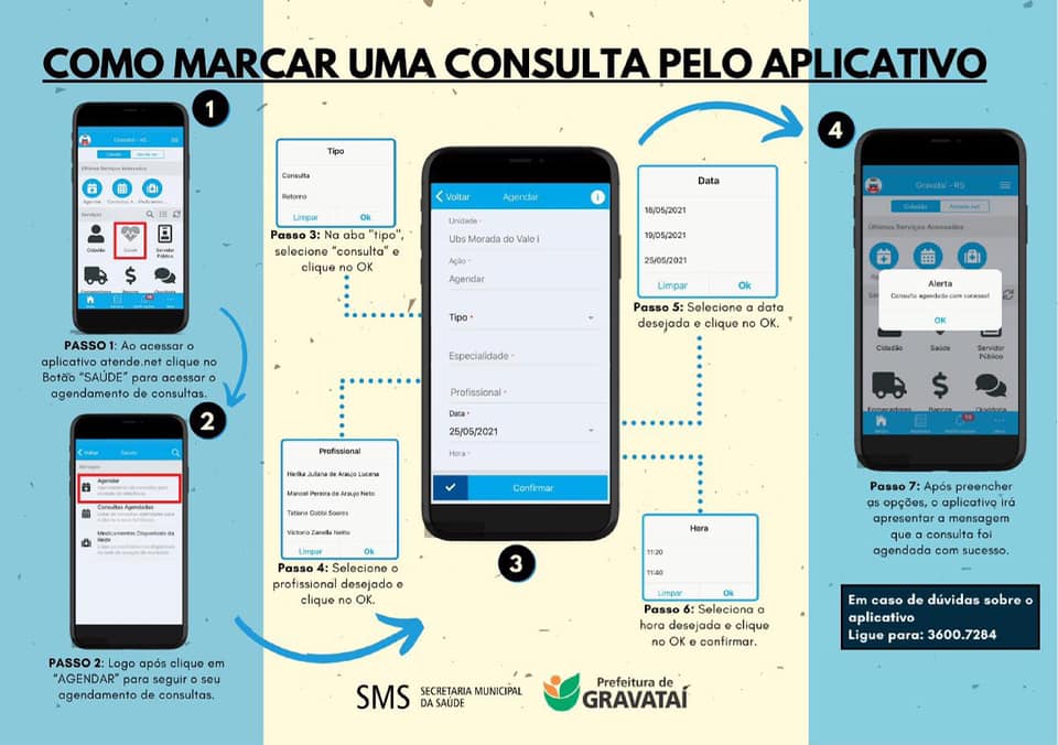 Moradores do bairro Bonsucesso, em Gravataí, já podem marcar consultas online; veja o passo a passo