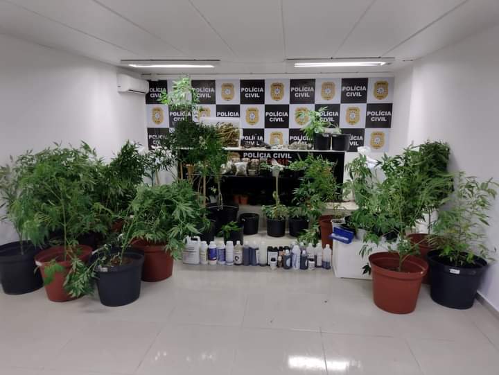Polícia descobre laboratório de produção de drogas de alta qualidade em Glorinha