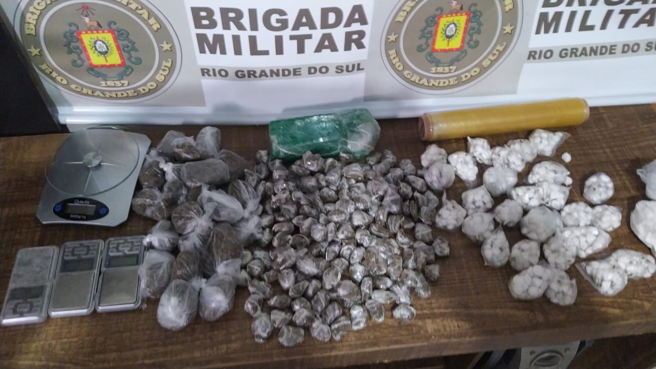 Brigada Militar apreende mais de R$ 35 mil em drogas em Gravataí