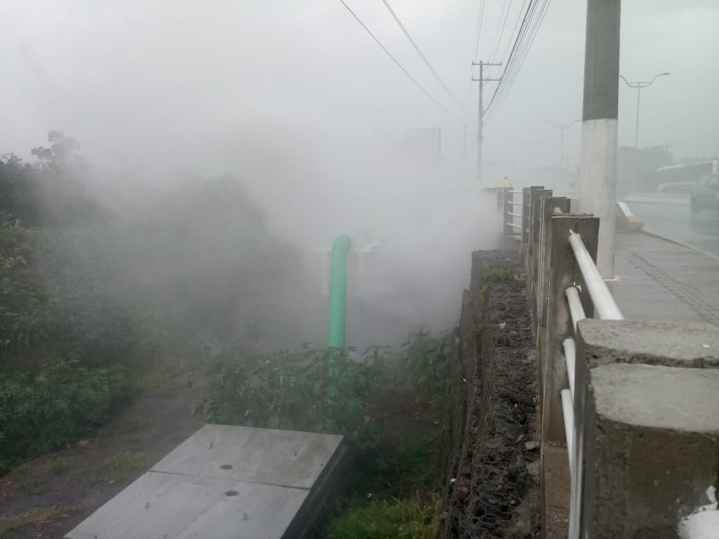Possível vazamento de gás interdita pontes do Parque dos Anjos