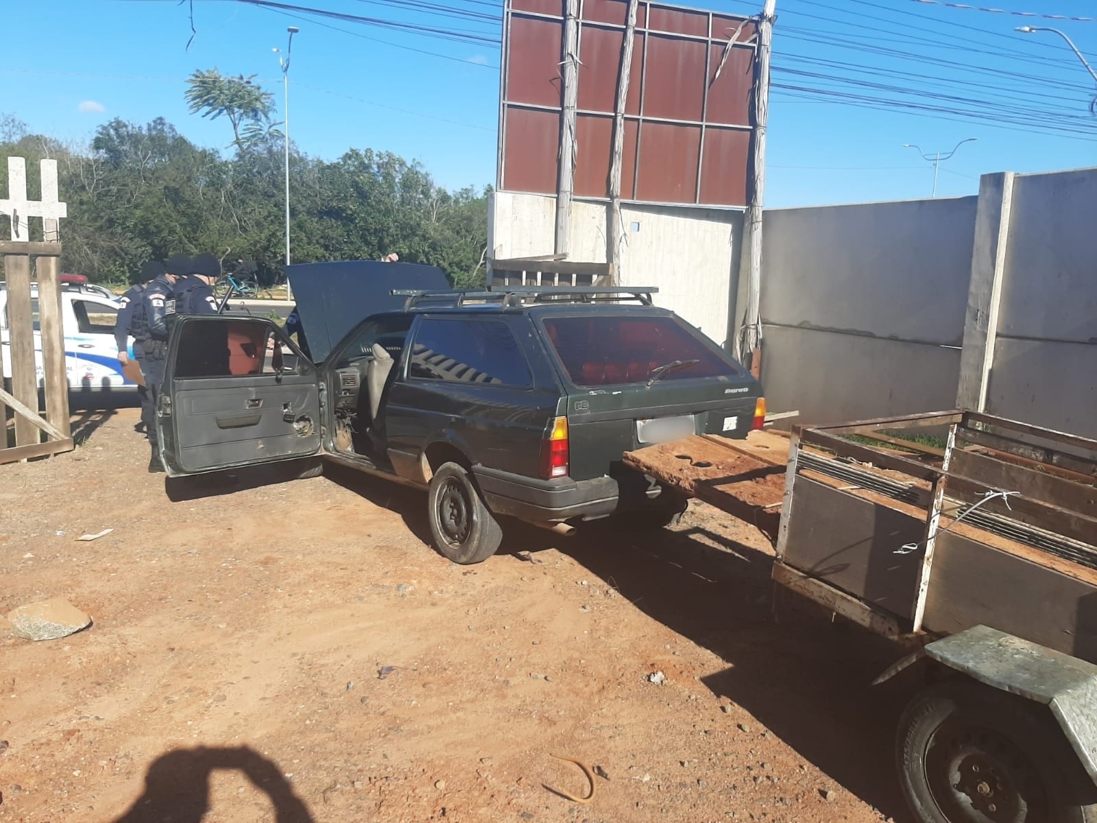 Guarda Municipal impede furto de materiais de obras da Corsan em Gravataí