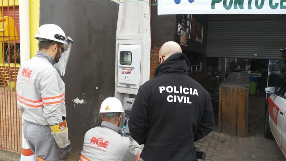 Responsável por mercado é preso por furto de energia em Cachoeirinha