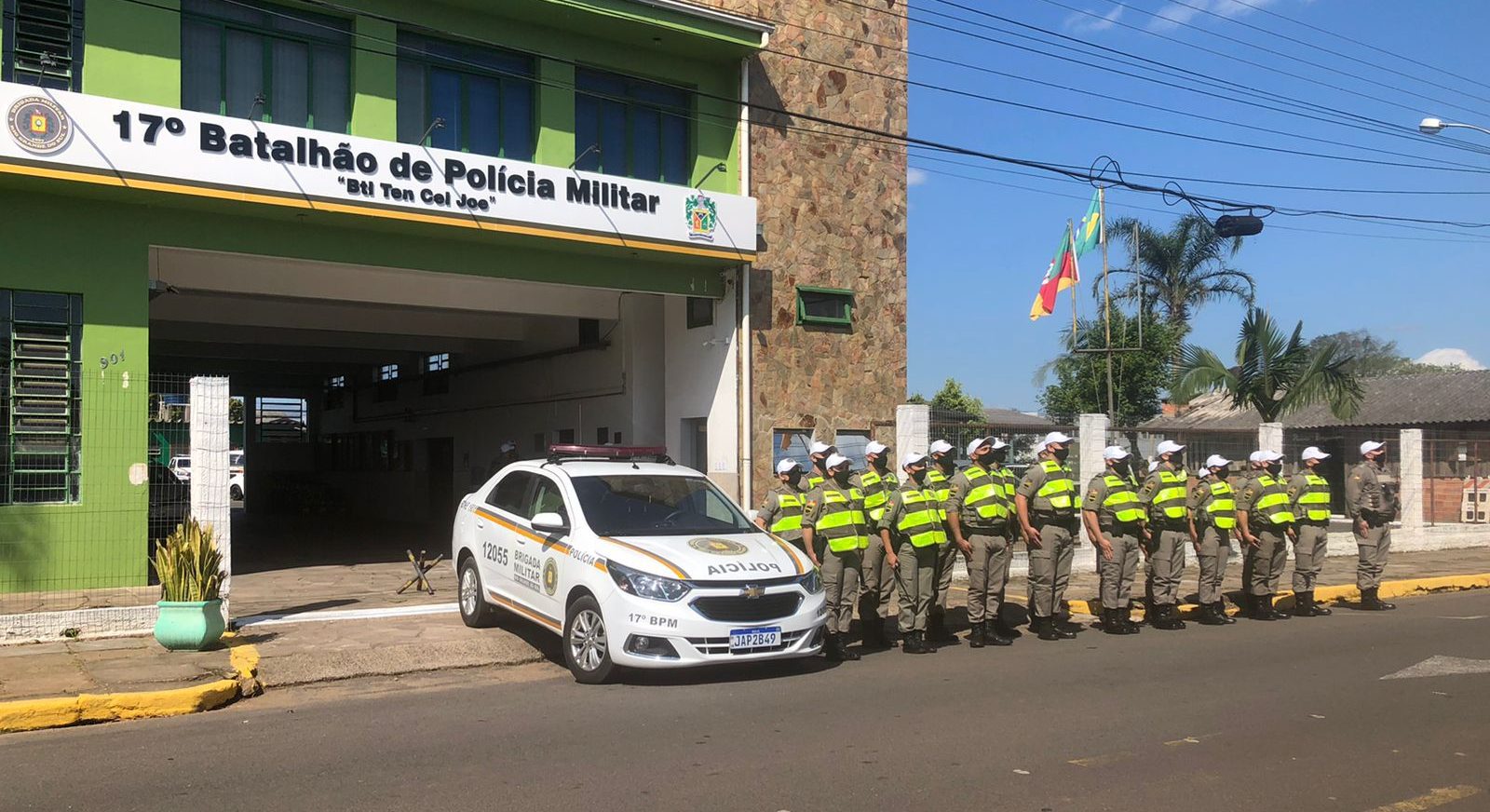 Alunos-Soldados da Brigada Militar reforçam o policiamento em Gravataí