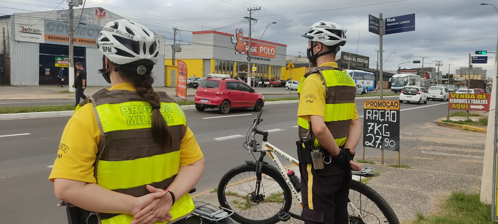 Policiais da Bike Patrulha prendem foragido da justiça catarinense em Gravataí