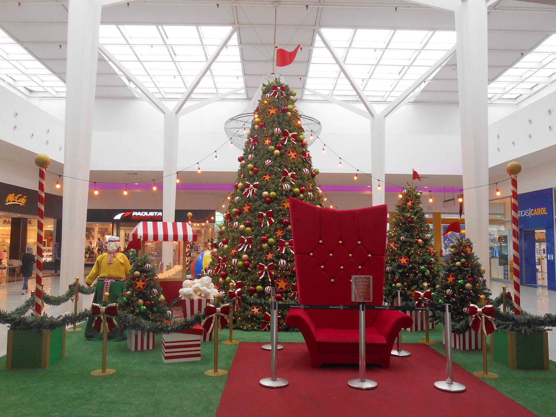 Tradicional Chegada do Papai Noel acontece neste próximo sábado no Gravataí Shopping
