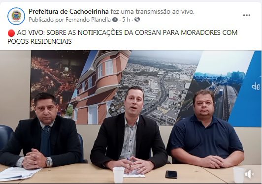 Prefeitura pede que população acione o Procon sobre notificações da Corsan em Cachoeirinha