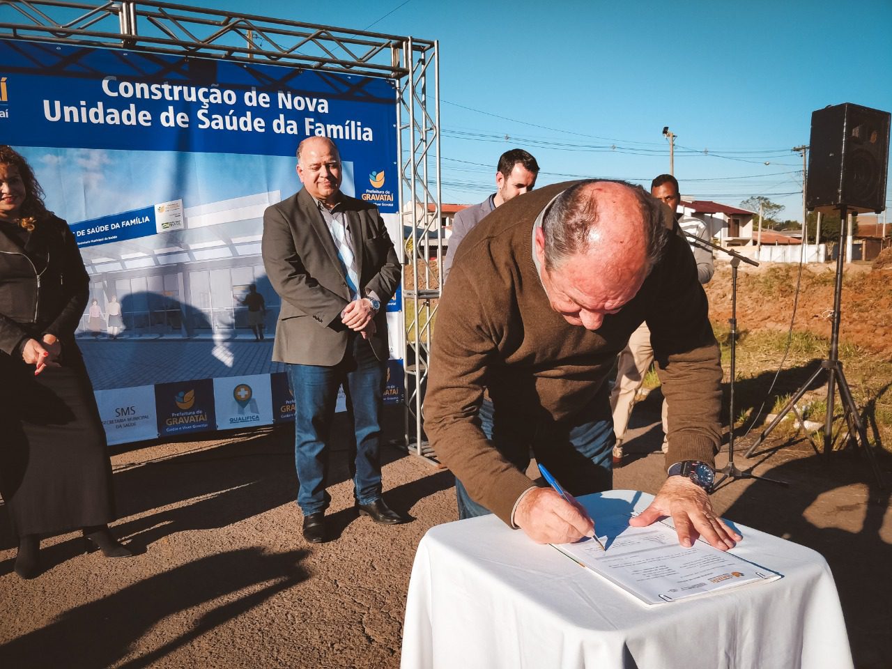 Ordem de início da construção da USF Granville é assinada em Gravataí