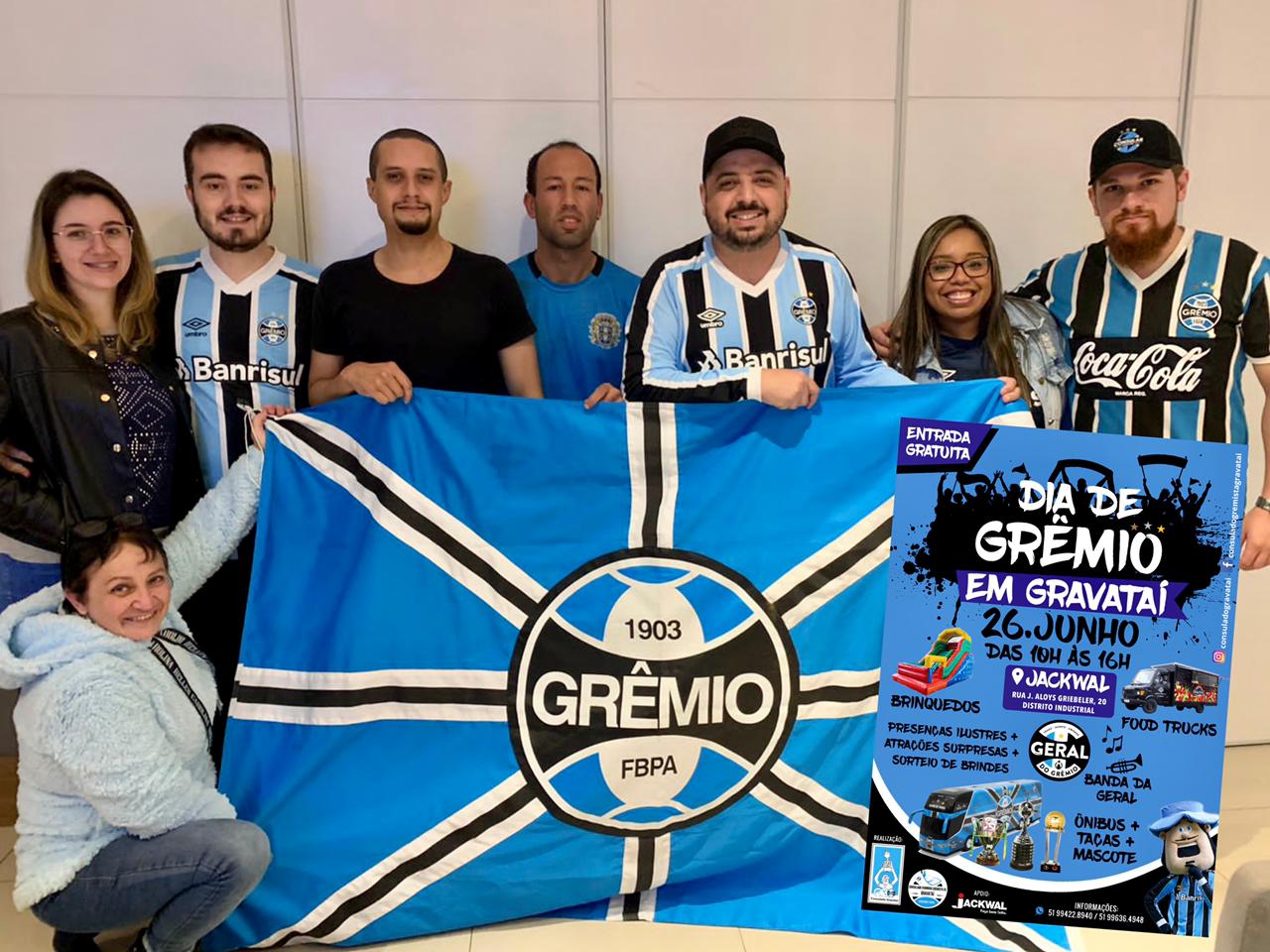 Marque na agenda: 26 de junho será o Dia de Grêmio em Gravataí