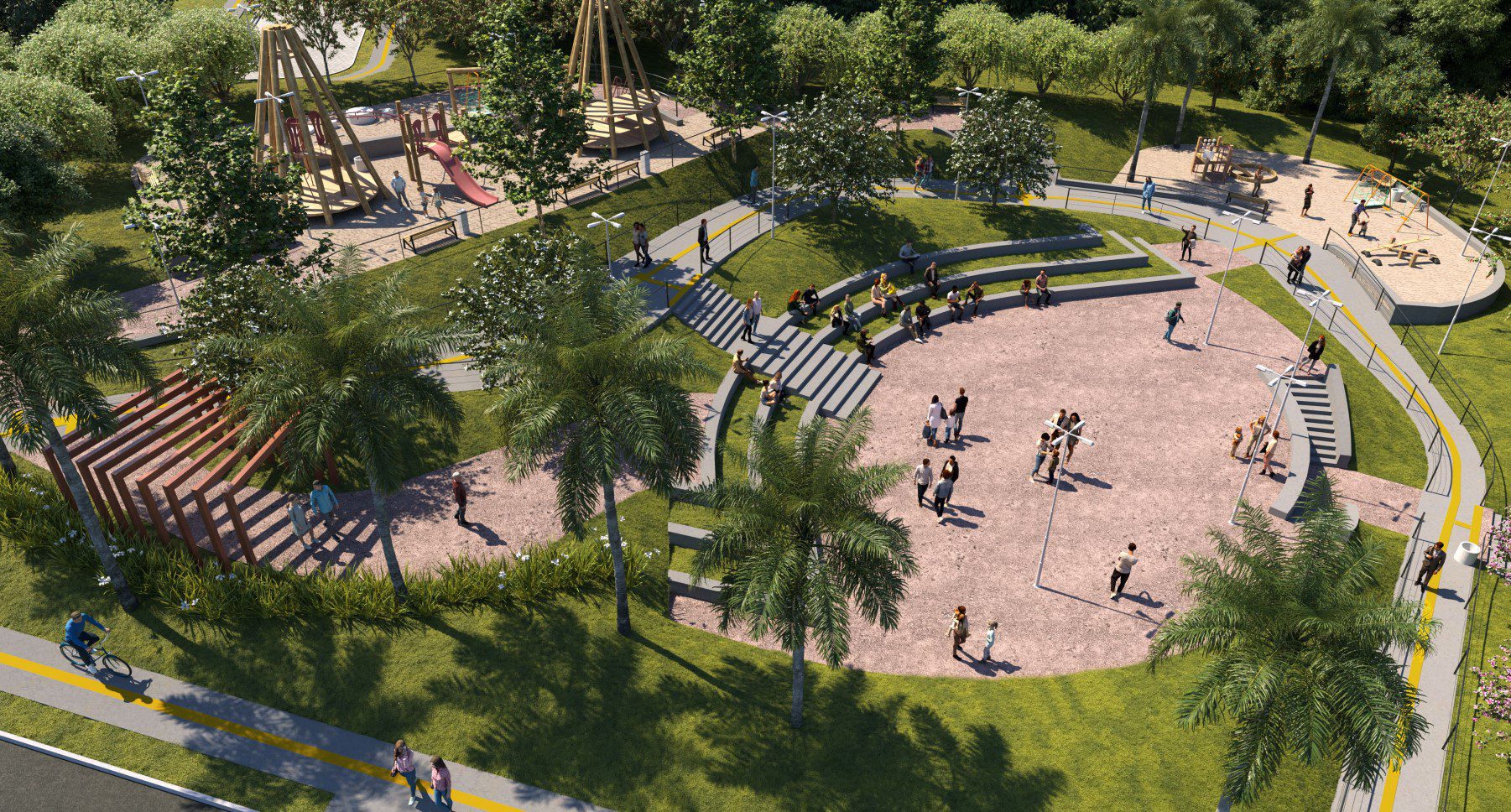 Primeiro bairro planejado com anfiteatro ao ar livre é lançado em Gravataí
