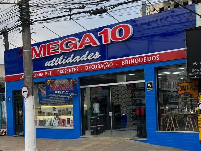 Rede que escolheu Gravataí como sua casa, Mega 10 inaugura sua sexta loja