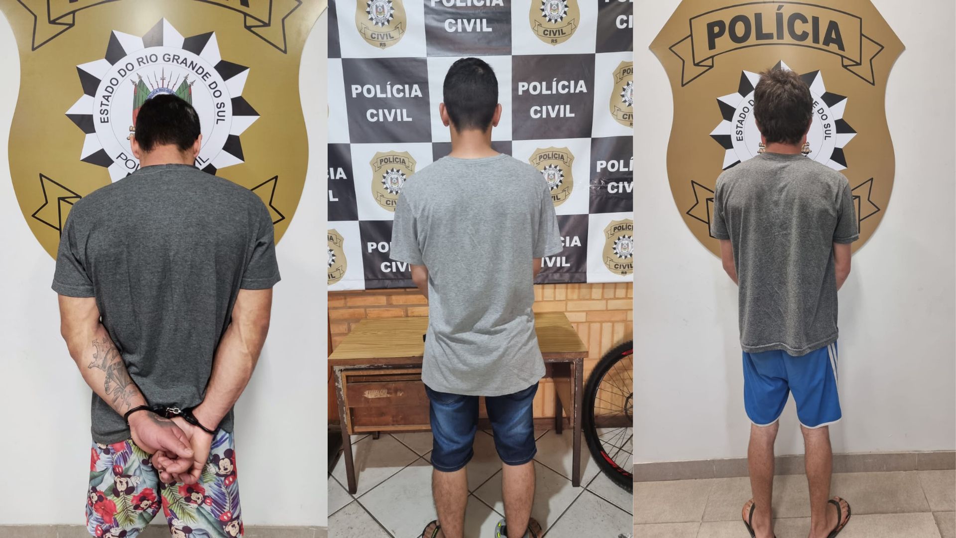 Operação prende três homens acusados de ataque a tiros em Gravataí