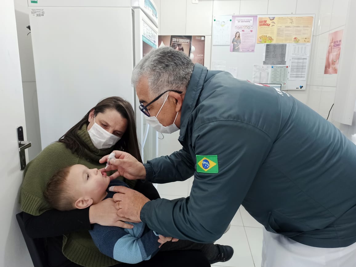 Última semana para vacinar crianças contra a pólio em Gravataí