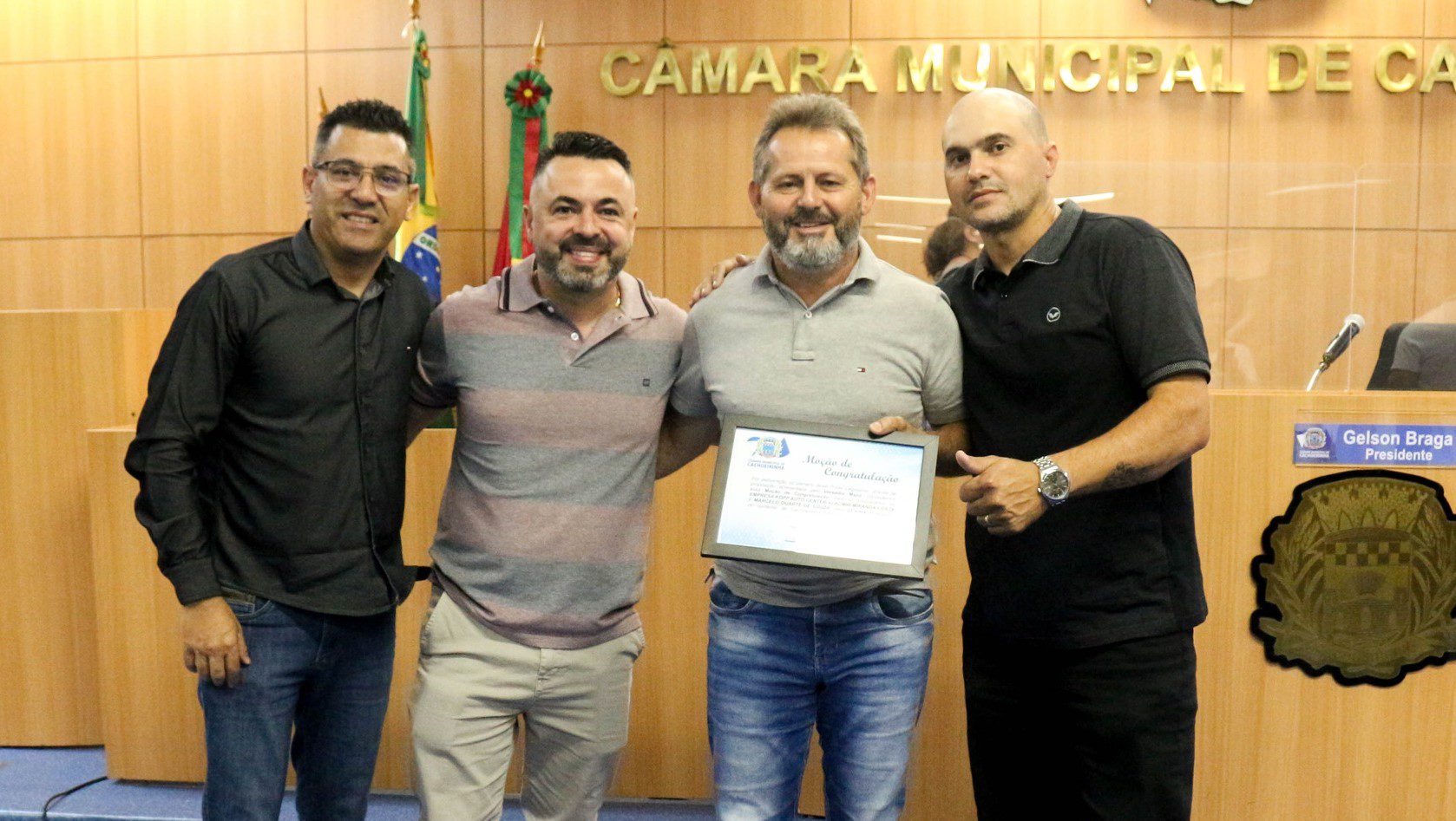 Atleta e empresários de Cachoeirinha são homenageados pela Câmara Municipal