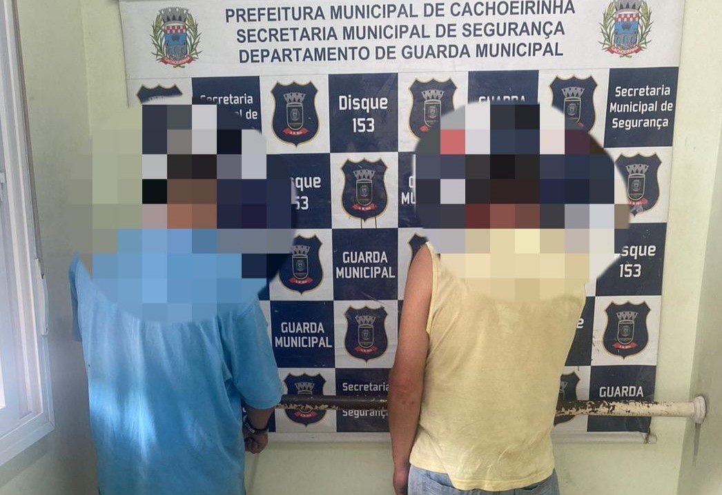 Guarda Municipal de Cachoeirinha prende dois homens por furto