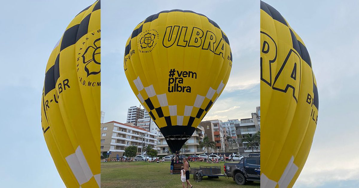 Em ação de vestibular, ULBRA promove voo de balonismo gratuito em Gravataí