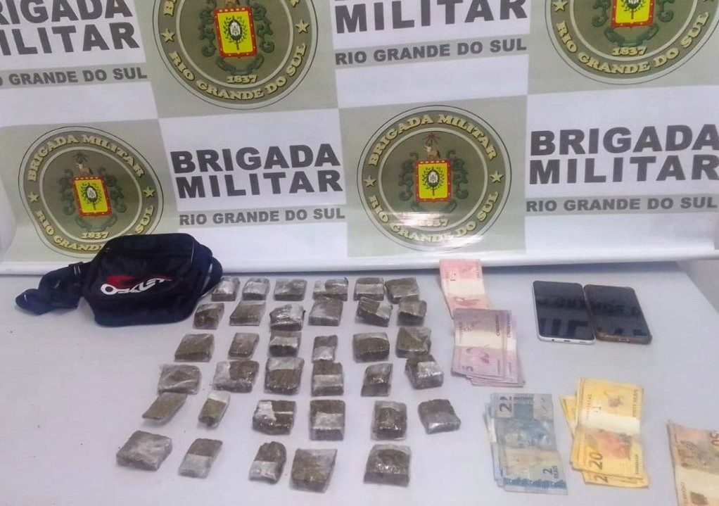 Homem é preso por tráfico de drogas em Gravataí