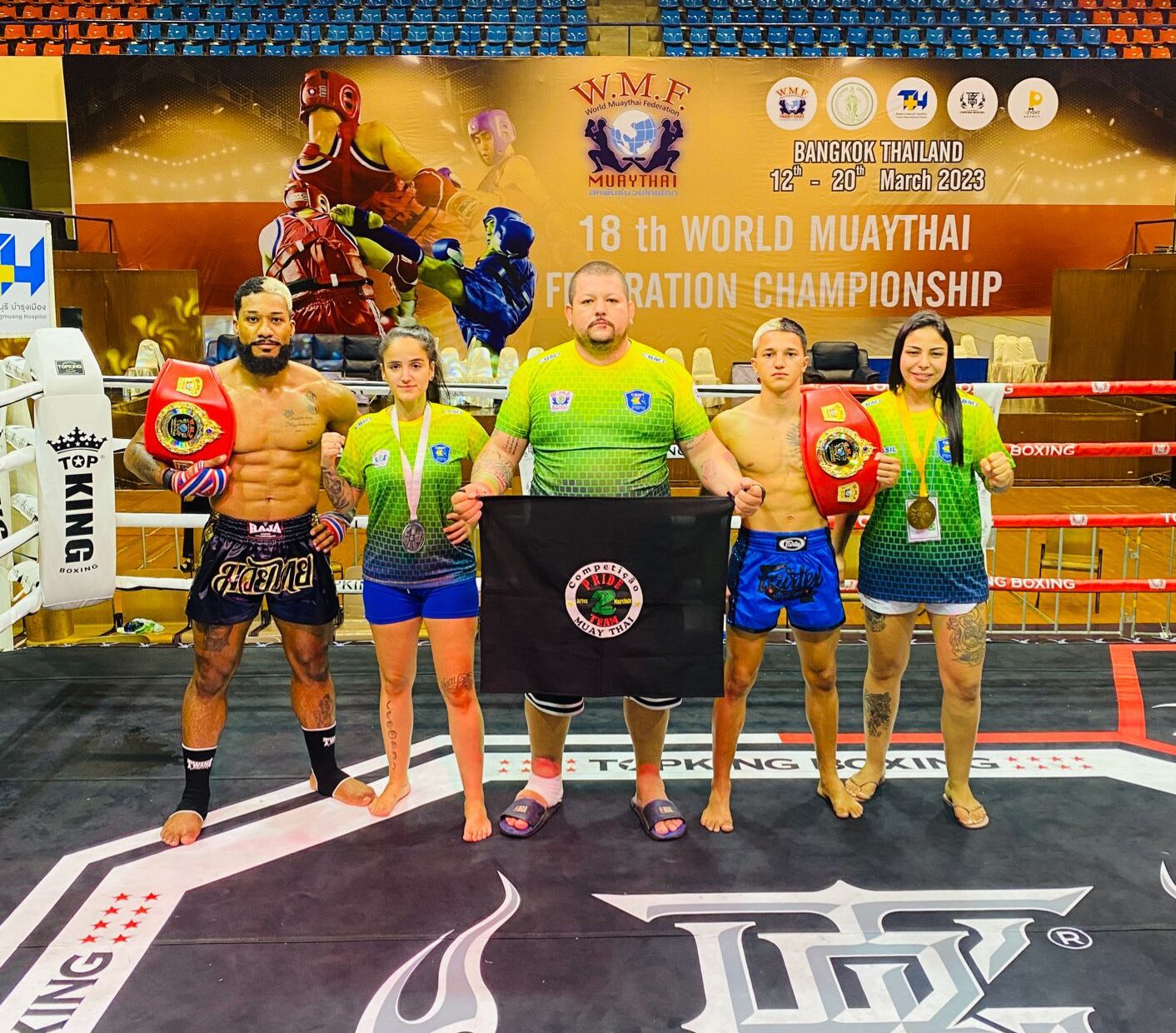 Equipe de Gravataí se destaca no Mundial de Muay Thai 2023, na Tailândia
