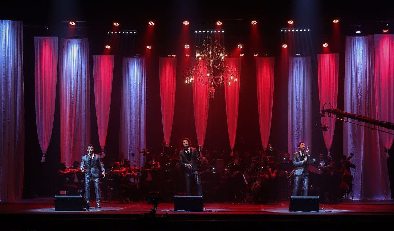 Show em Gravataí apresenta repertório de Andrea Bocelli na voz de três tenores