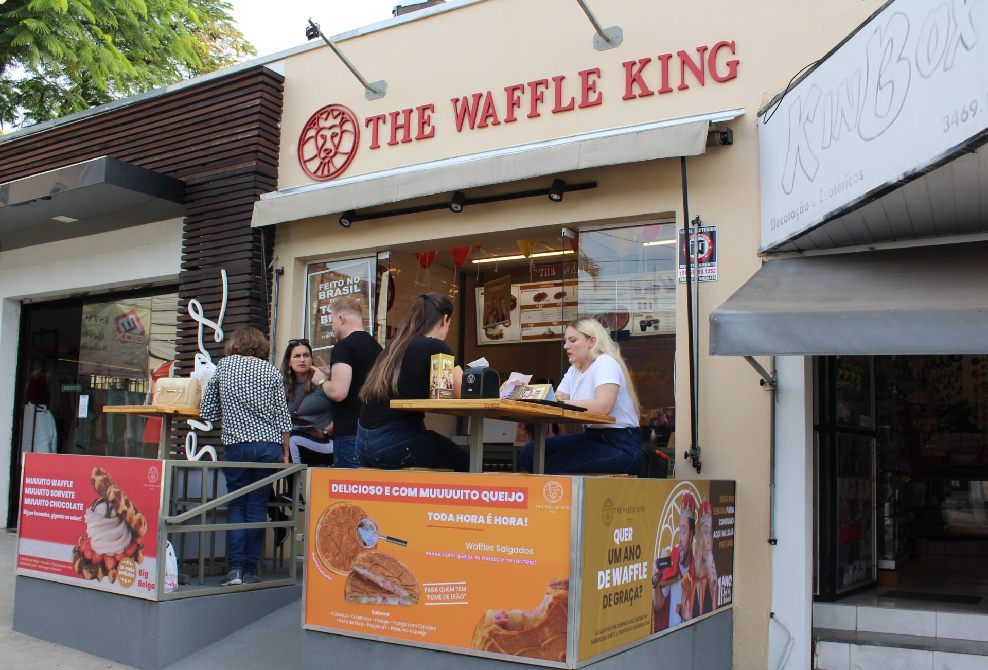 The Waffle King reinaugura loja em Gravataí repleta de novidades para os clientes