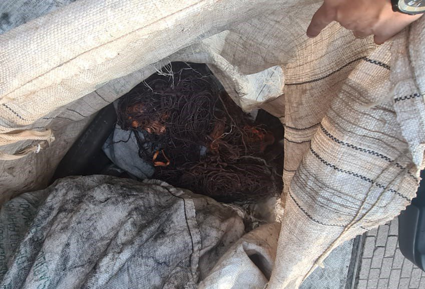 Em Cachoeirinha, homem é preso com carga equivalente a R$ 5,3 mil em cabos de cobre