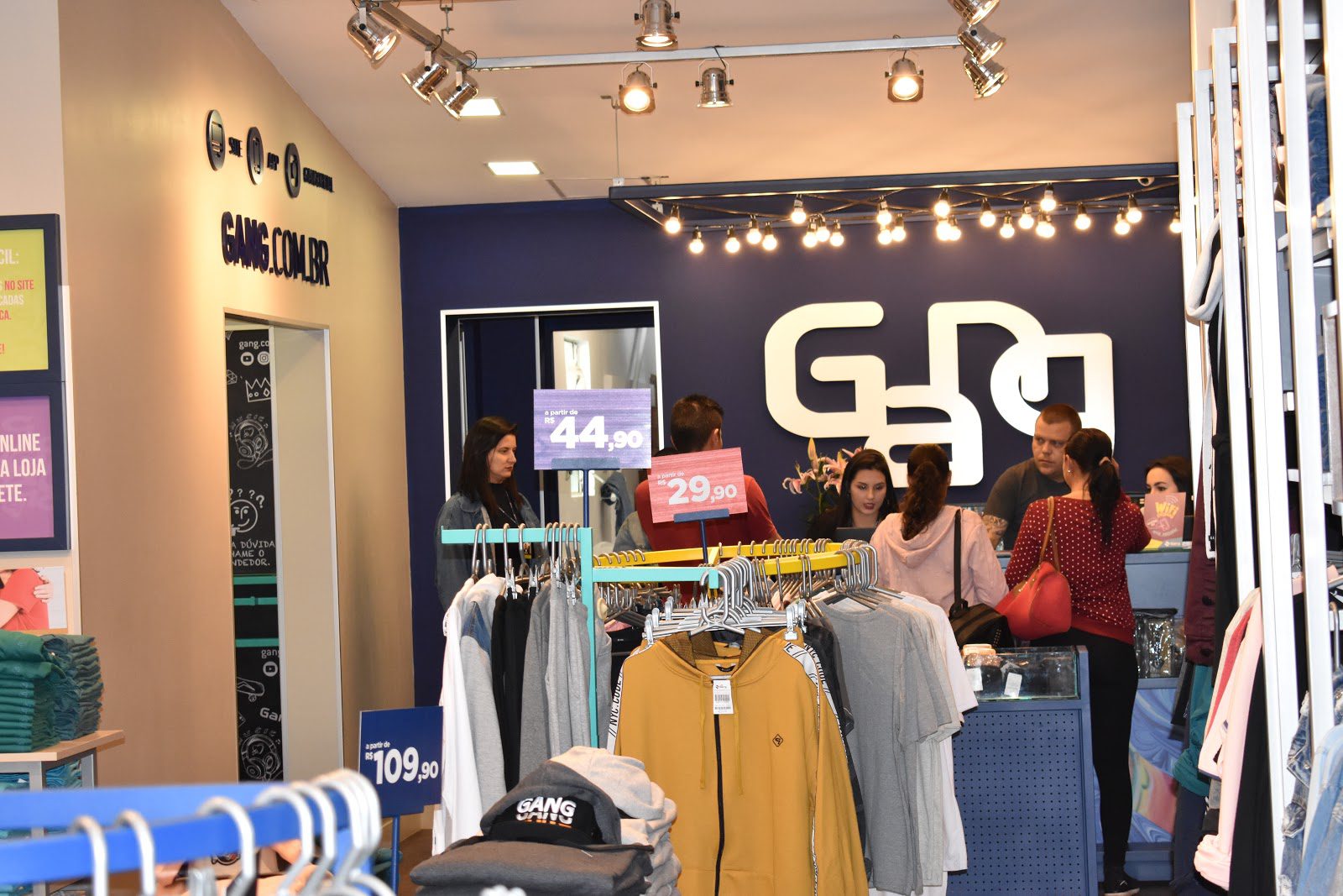 Referência em moda jovem, Gang abrirá loja no Centro de Gravataí
