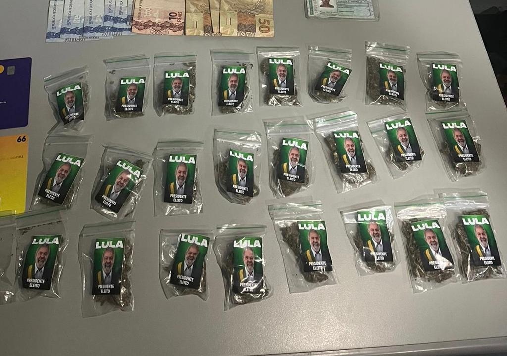 Foto de Lula estampava drogas vendidas em Gravataí