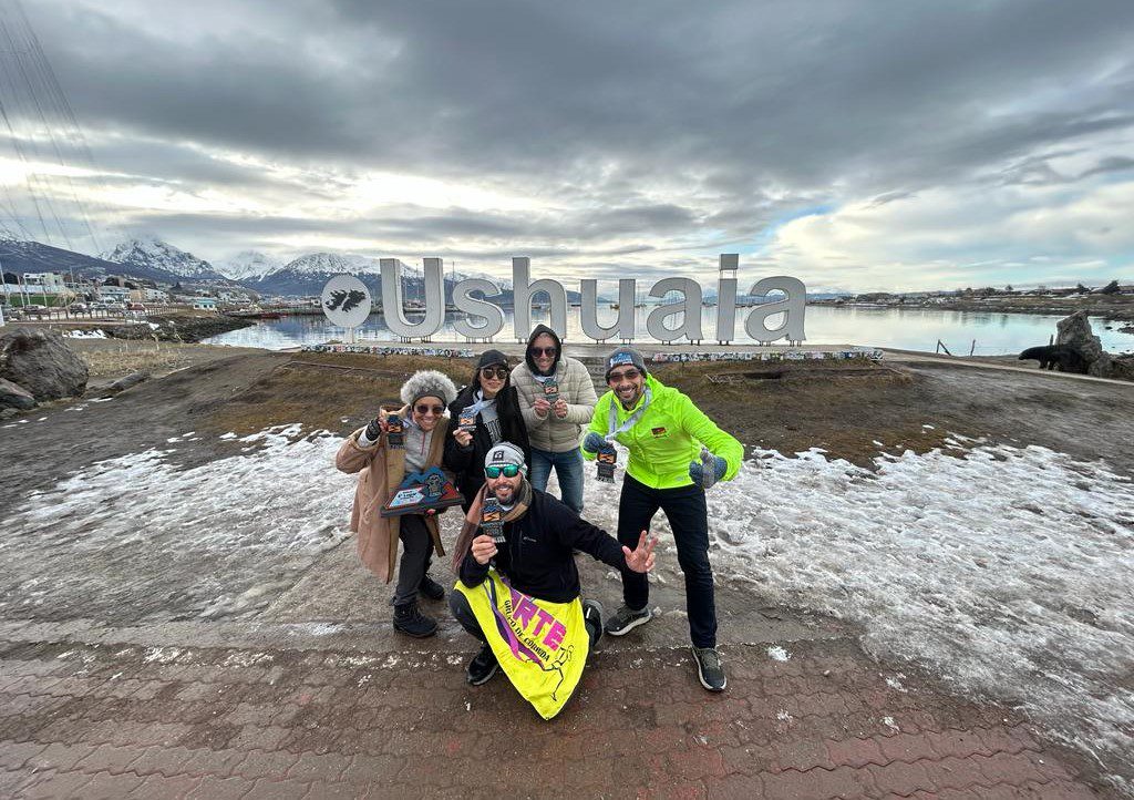 Na Argentina, atletas de Gravataí cumprem desafio e realizam corrida na neve
