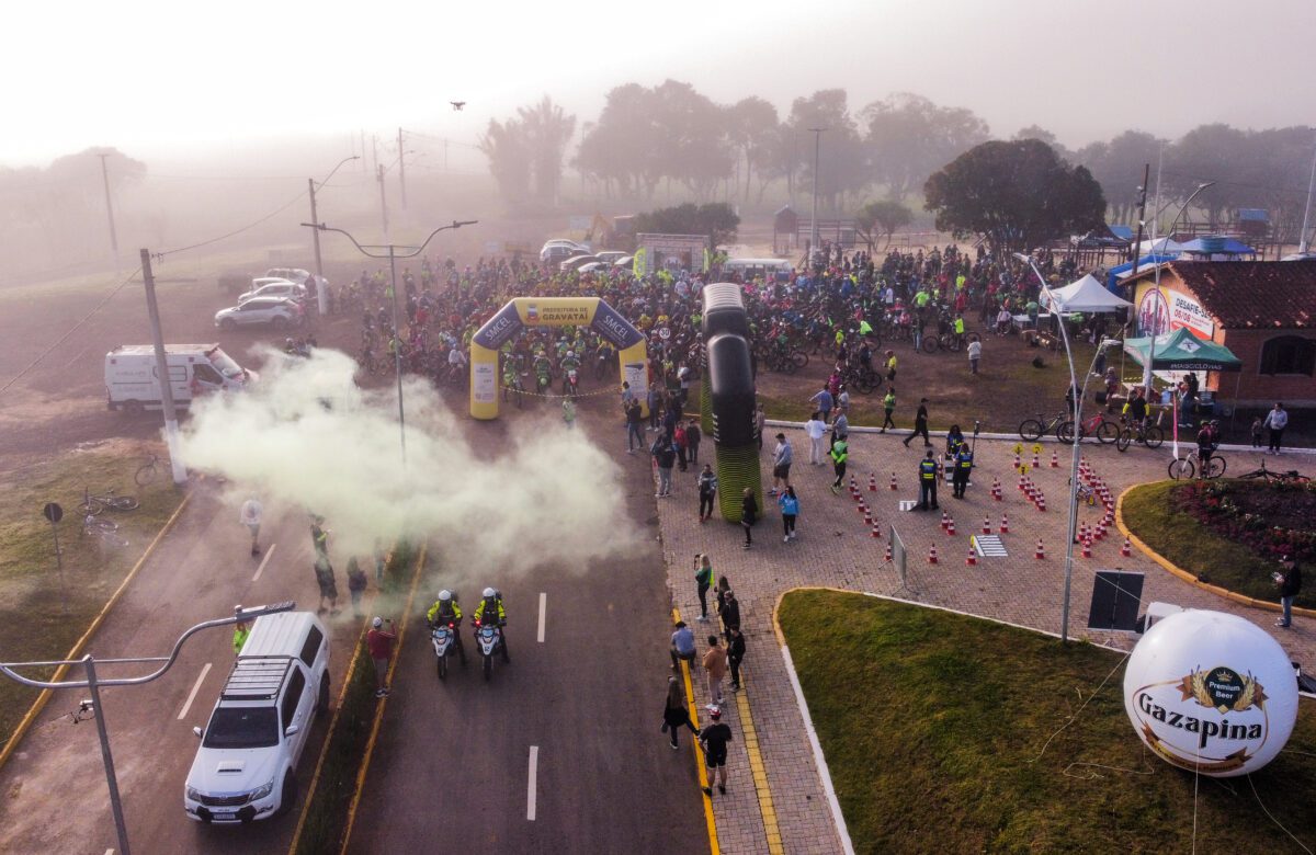 Evento ciclístico reúne atletas de várias regiões do RS e do Uruguai em Gravataí